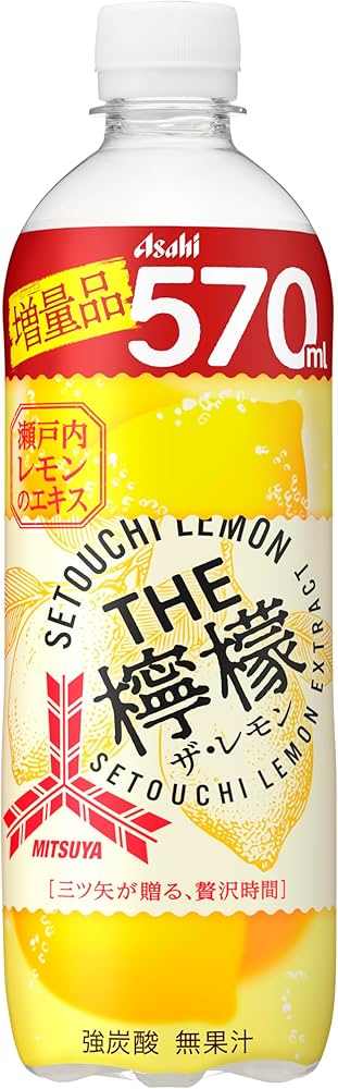 Amazon.co.jp: アサヒ飲料 三ツ矢THE檸檬 570ml×24本[サイダー] : 食品