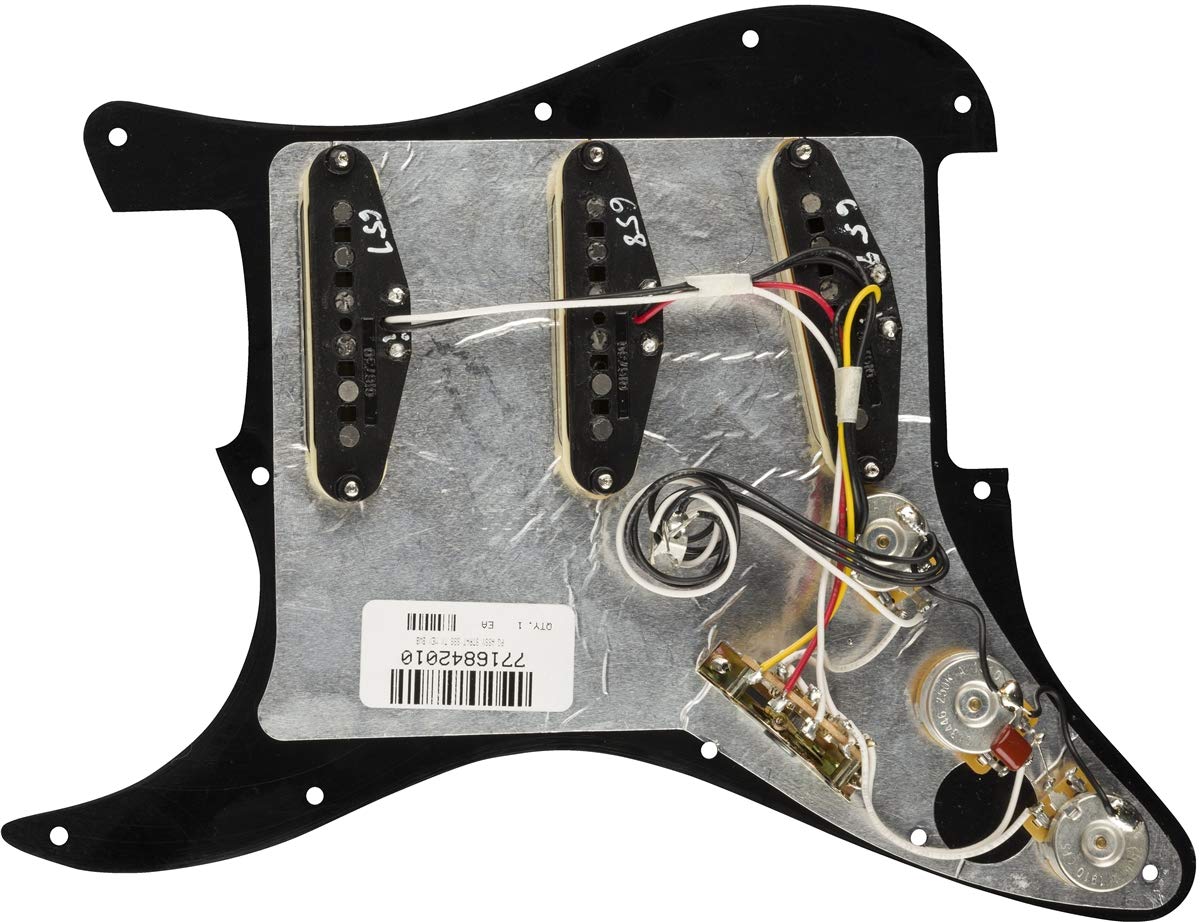 Amazon | Fender フェンダー ◇ Pre-Wired Strat Pickguard, Tex-Mex