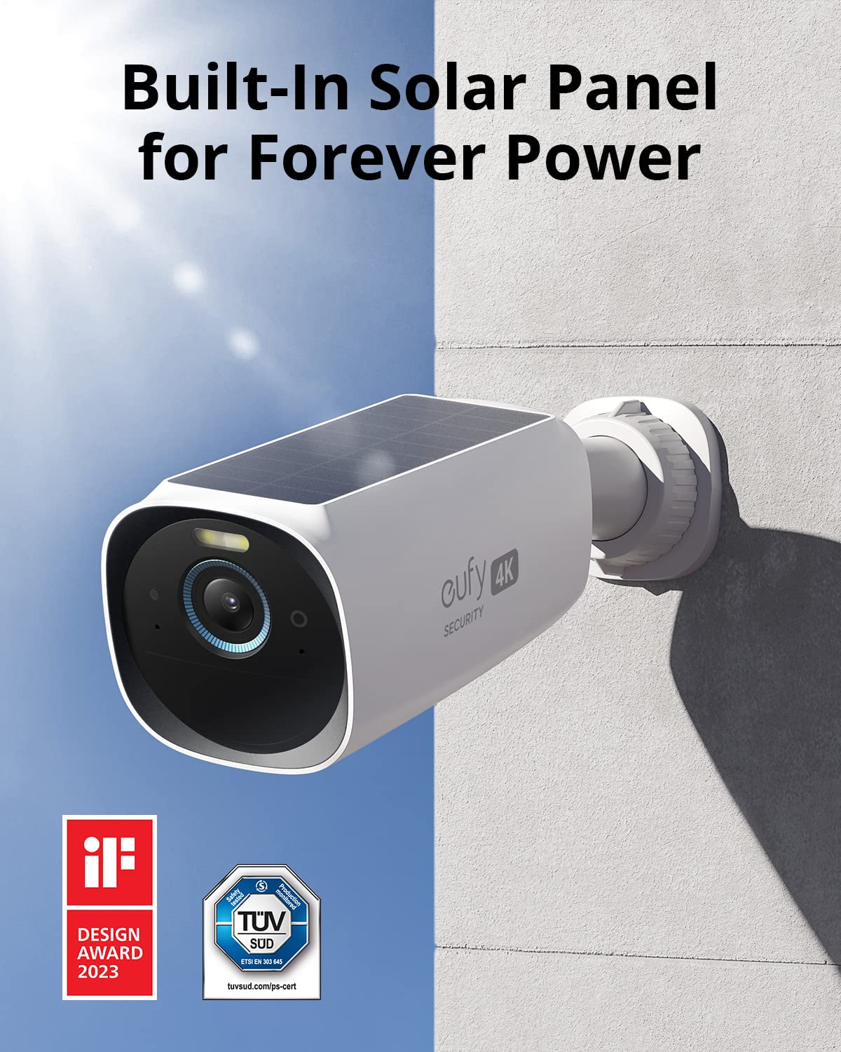 Amazon.com: eufy Security eufyCam S330 (eufyCam 3) 4-Cam Kit