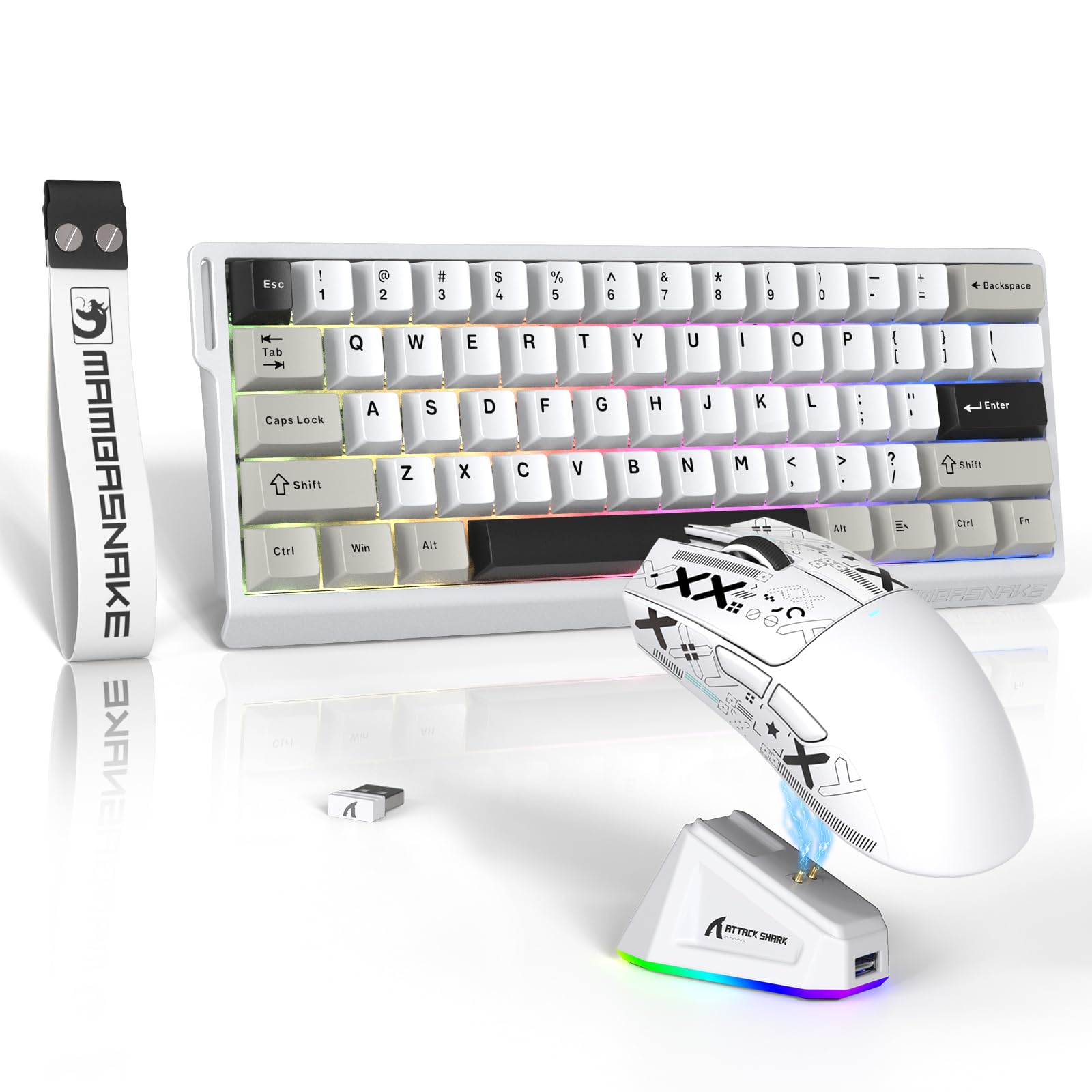 Amazon.com: ATTACK SHARK X11 Mouse and X60 HE Keyboard Wireless