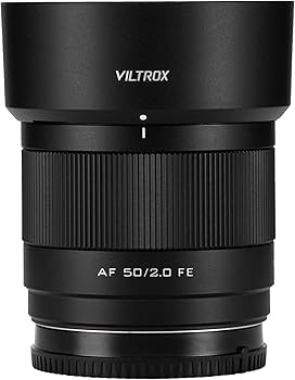 Amazon.com : VILTROX 50mm F2 Full Frame Lens for Sony, AF 50mm f