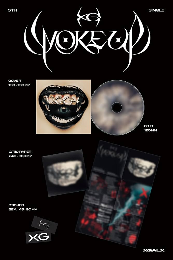 Amazon.com: DREAMUS XG Woke UP 5th Single Album CD+Lylic Paper+