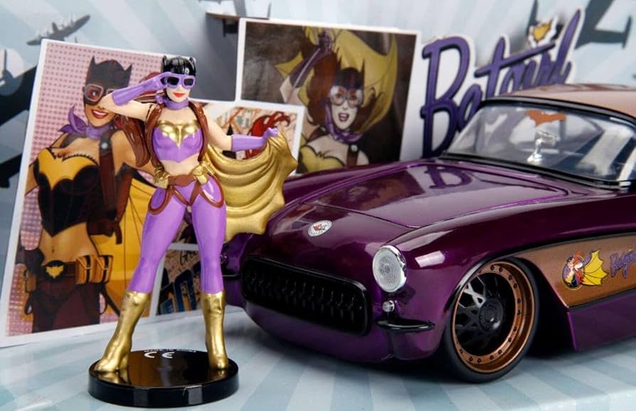 Amazon.com: Jada DC Comics Bombshells Batgirl & 1957 Chevy