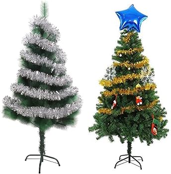 Amazon.co.jp: クリスマス キラキラガーランド メッキモール 20m 誕生