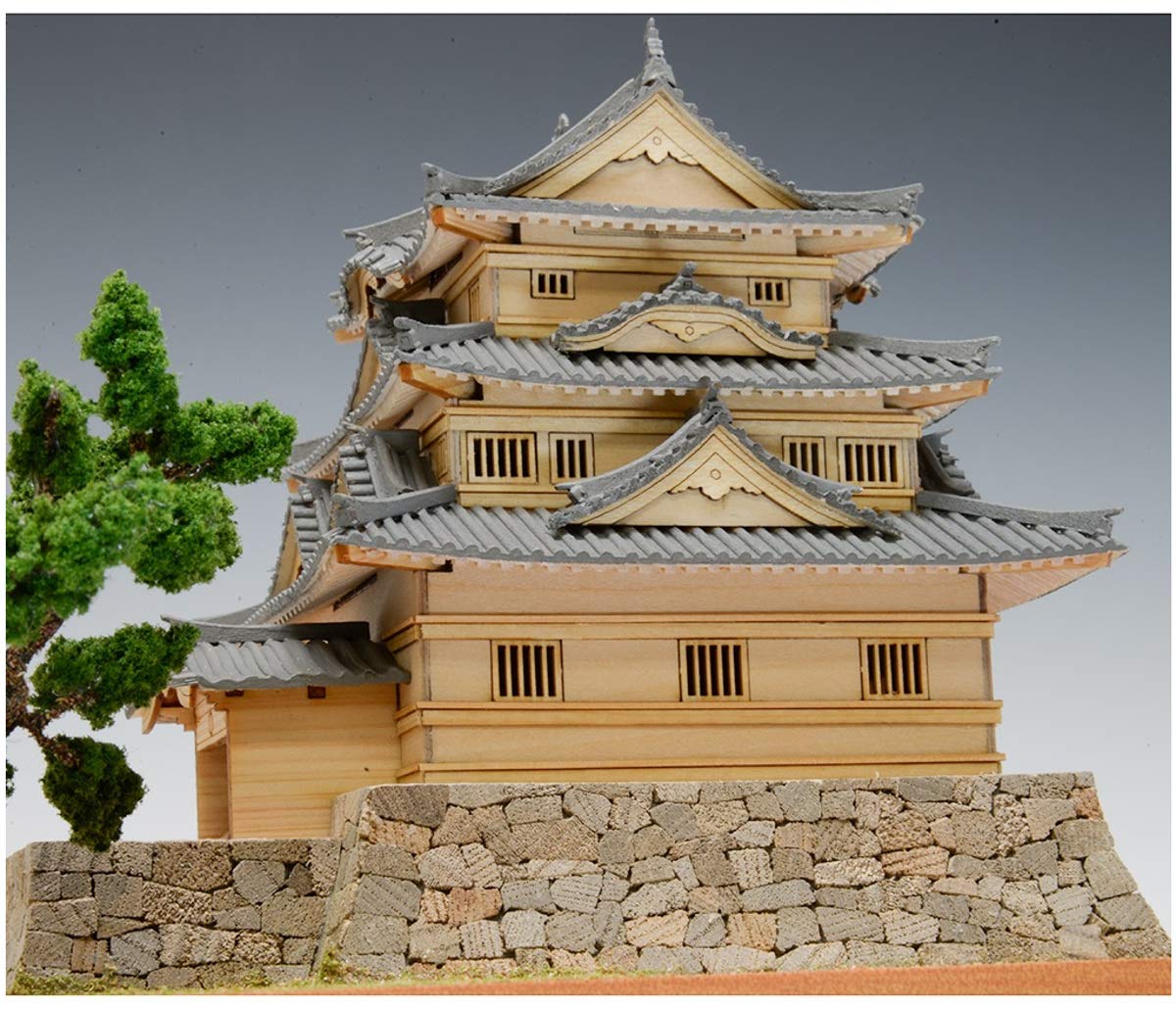 Amazon | ウッディジョー 1/150 宇和島城 木製模型 組み立てキット