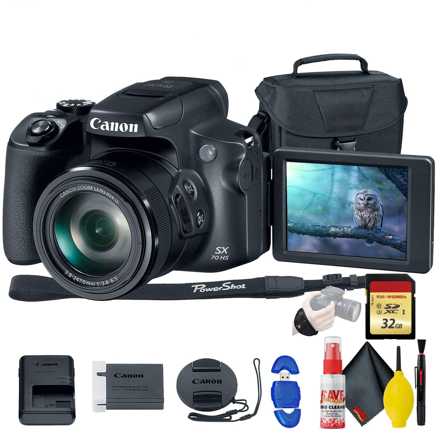 Amazon.com : Canon PowerShot SX70 HS Digital Camera (3071C001