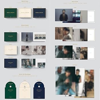 Amazon.com: JUNGKOOK [GOLDEN] Album (SHINE/SOLID/SUBSTANCE