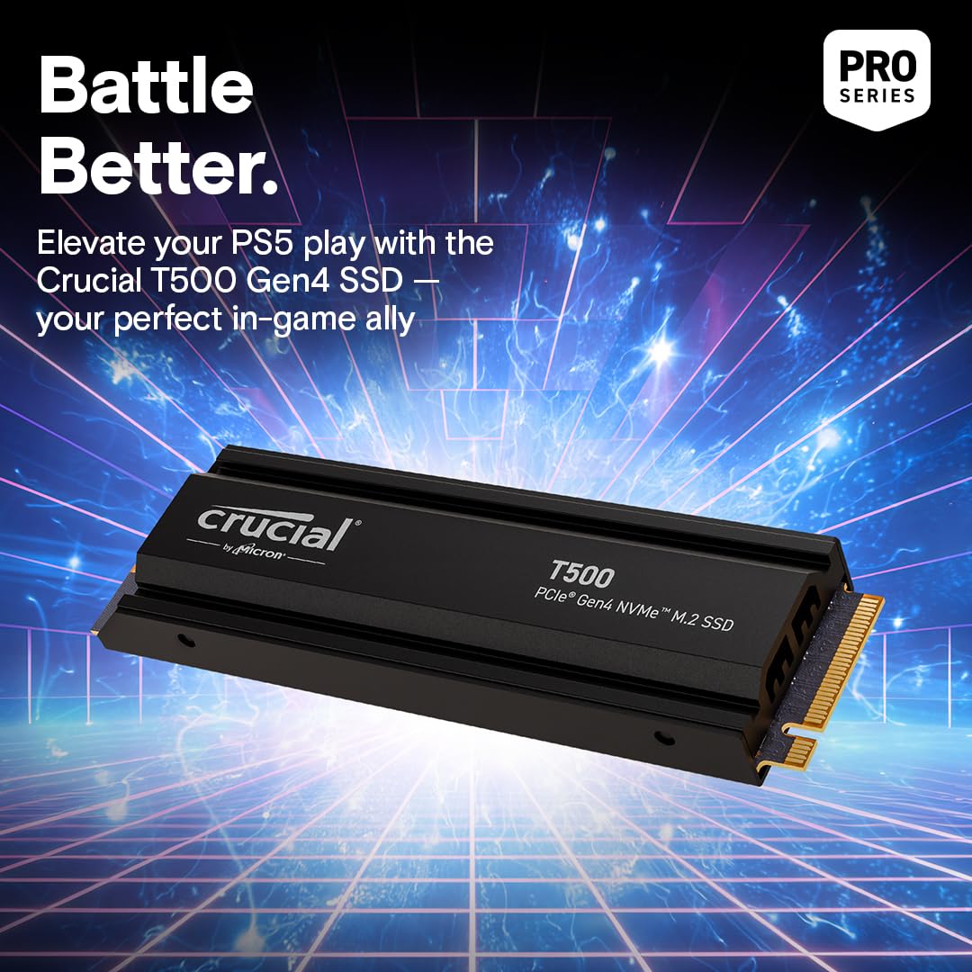 Amazon | Crucial T500 1TB PCIe Gen4 NVMe ゲーミング PS5 SSD