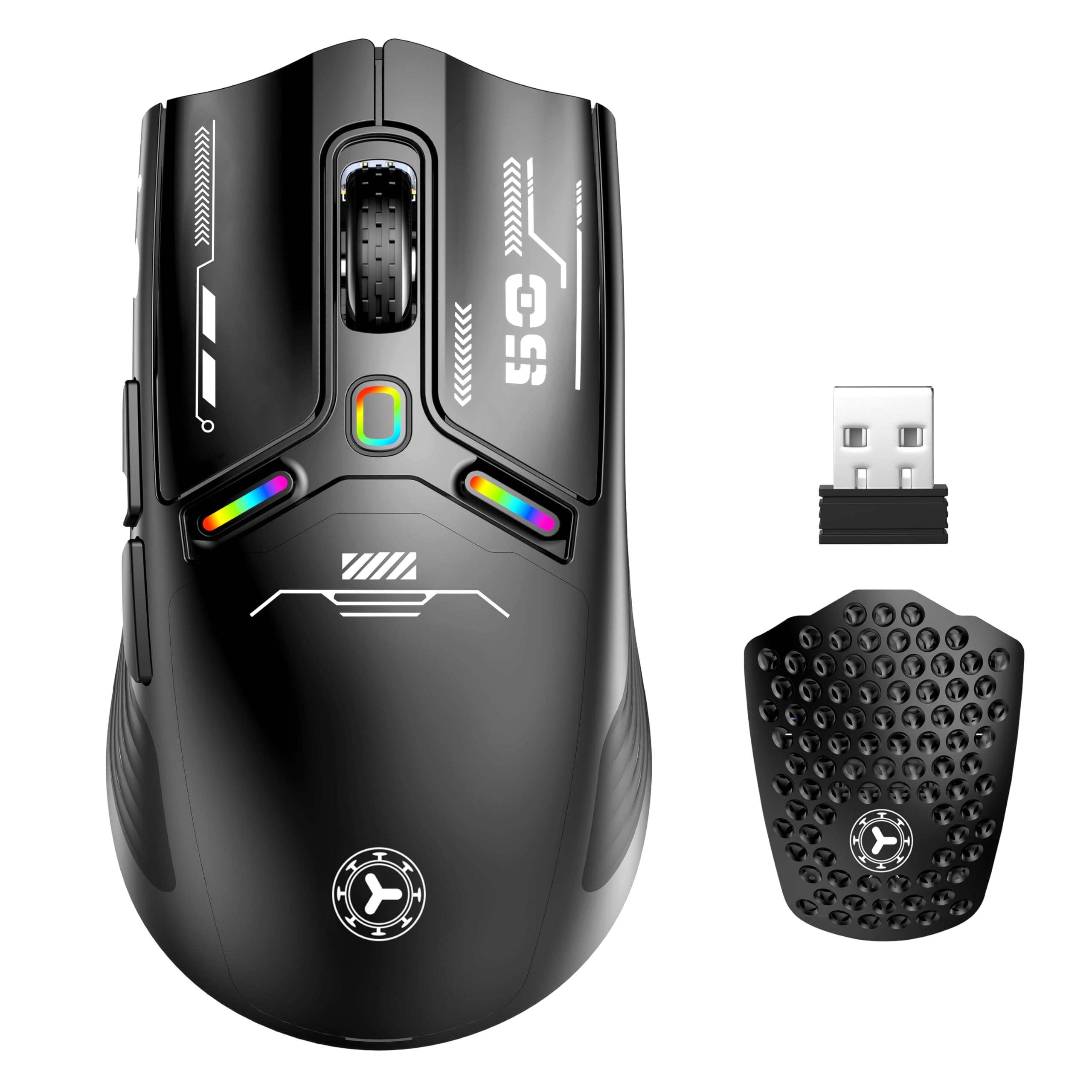 Amazon.com: TENMOS M530 Wireless Gaming Mouse, 2.4G/Bluetooth/USB