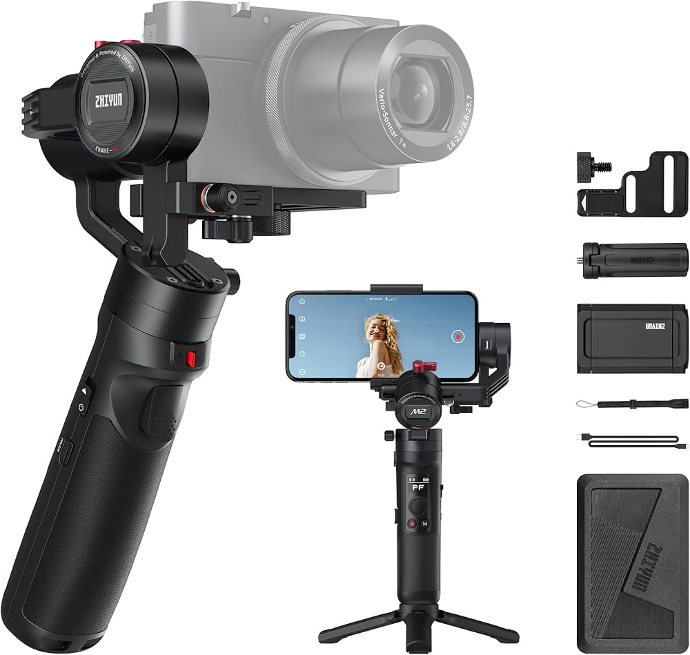 Amazon.co.jp: ZHIYUN Crane-M2 [公式] カメラ用ジンバル