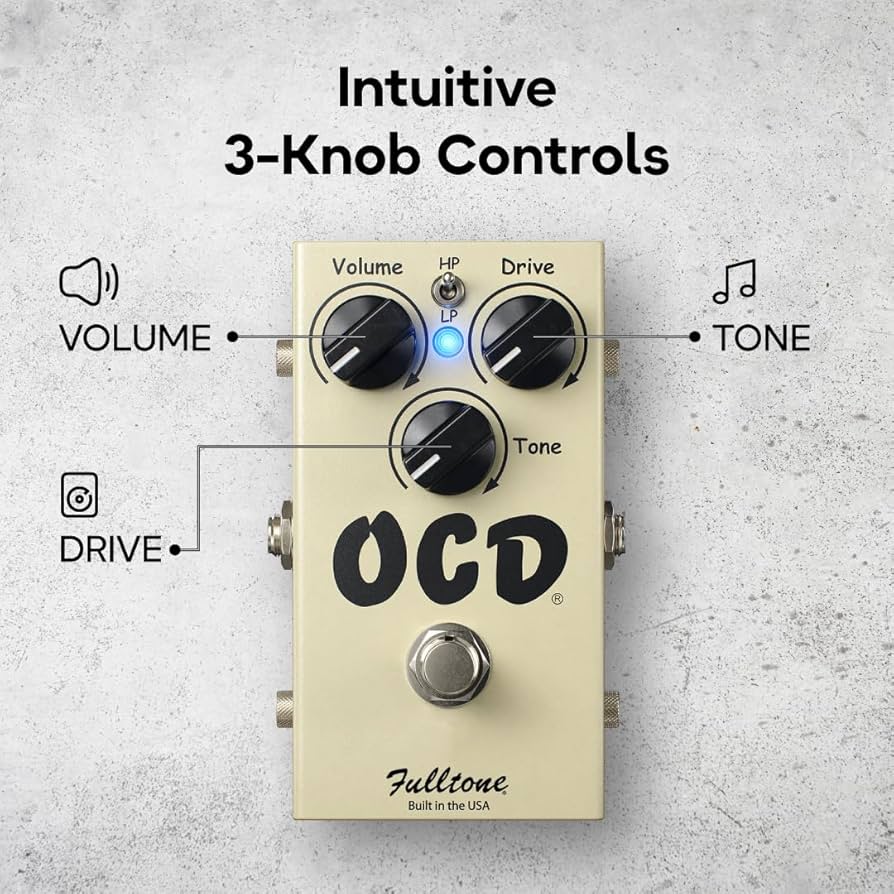 Amazon.com: Fulltone OCD Obsessive Compulsive Drive Guitar