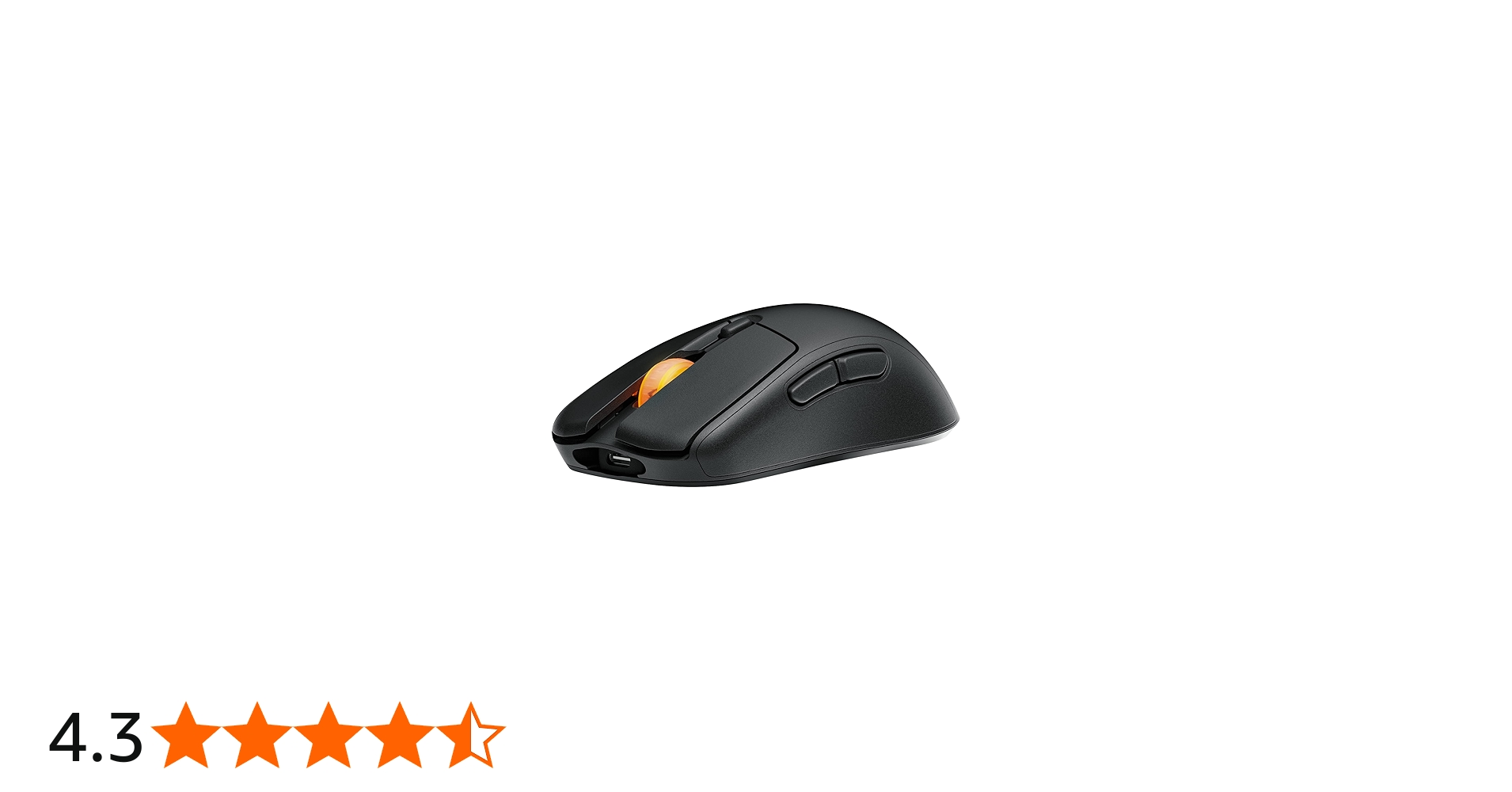 Amazon.co.jp: FnaticGear BOLT Black ワイヤレスゲーミングマウス