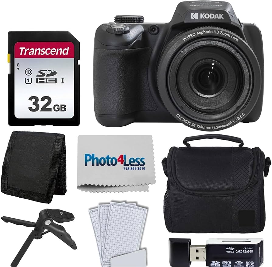 Amazon.com : Kodak PIXPRO AZ528 Digital Camera (Black) Bundle with