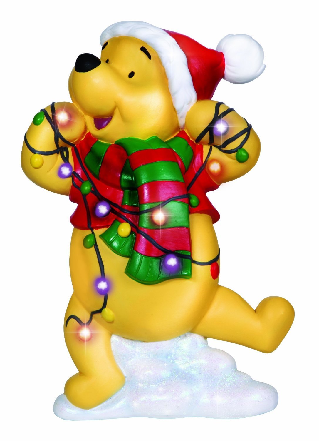 Amazon | [海外限定] ライトアップ ディズニー クリスマス サンタ くま