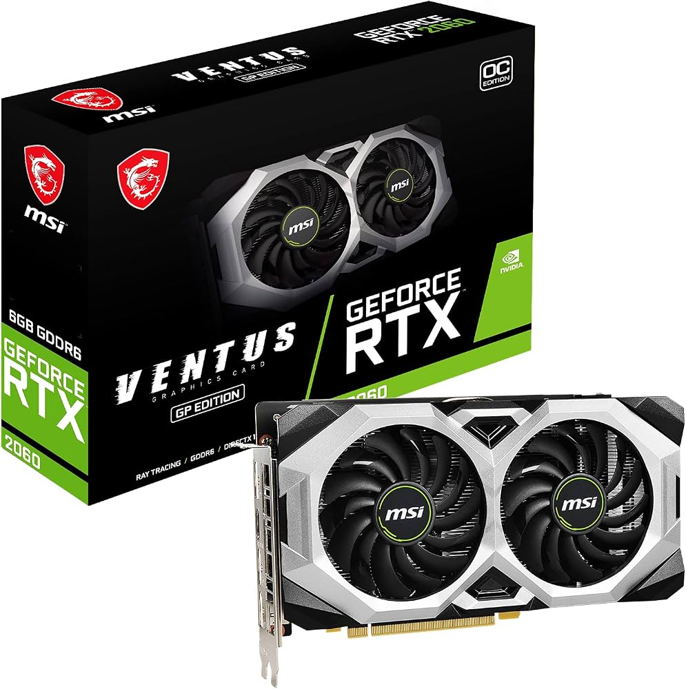 Amazon.in: Buy MSI GeForce RTX 2060 Ventus GP OC 6GB GDDR6 192-bit