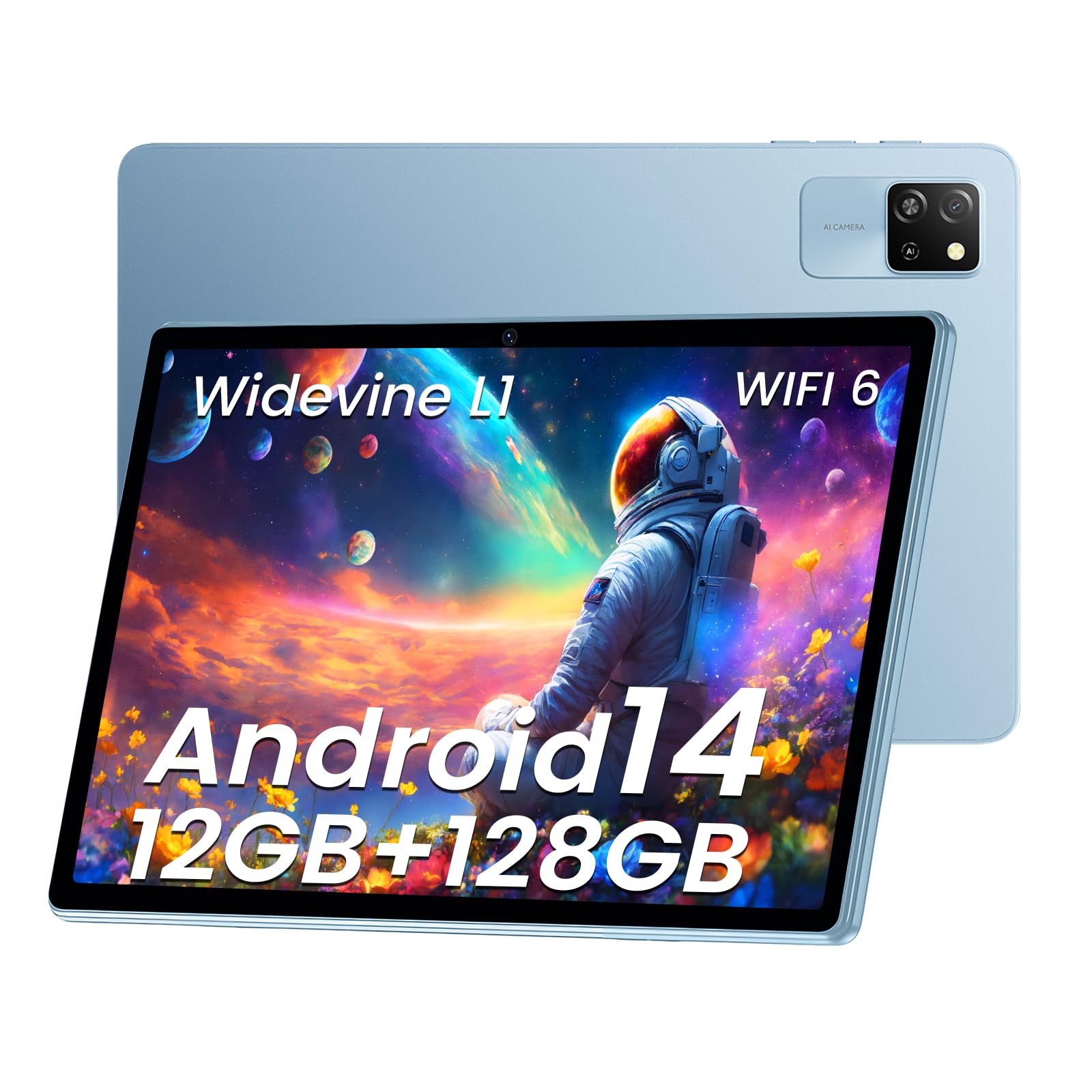 Blackview Tab 60 WiFi Tablet Android 14 Eye Comfort Mode, 10.1