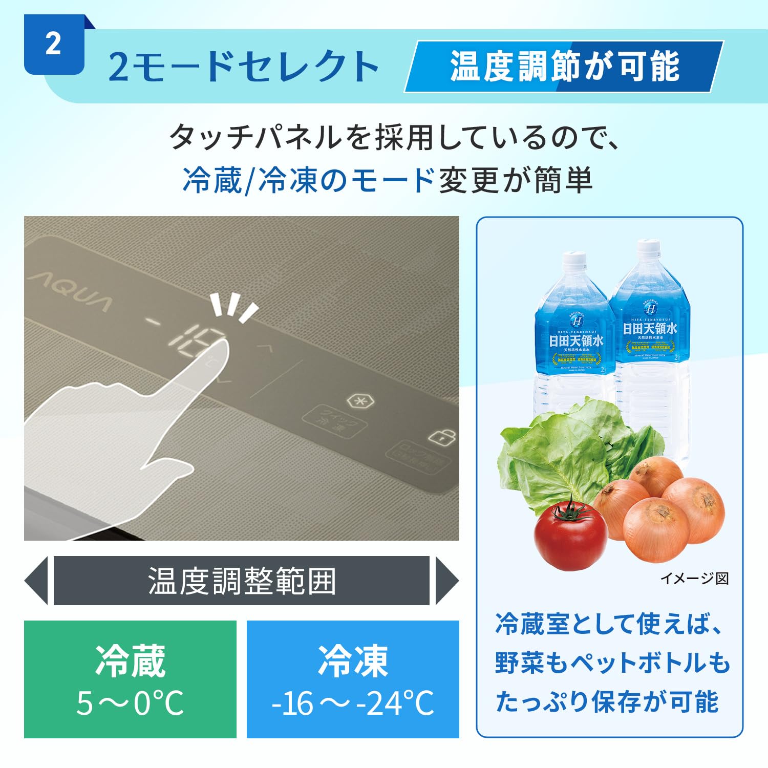 K▽アクア 冷凍庫 フリーザ ストッカー 134L 1ドア (27955) 楽天市場