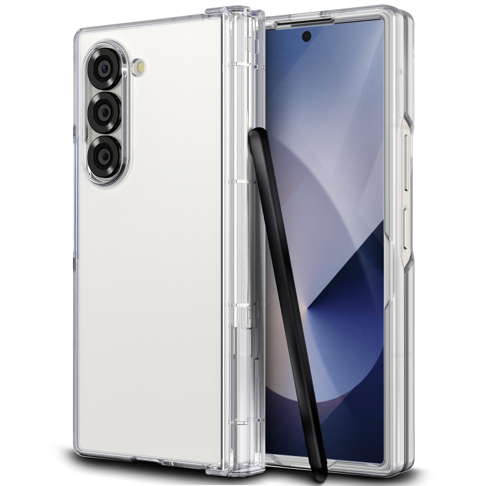 Amazon.co.jp: TLOMPLO 対応 Galaxy Z Fold6 用の ケース sペン付き