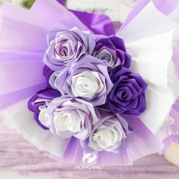 Amazon.com: HUIHUANG Purple Ribbon 1-1/2 inch Lilac Purple and