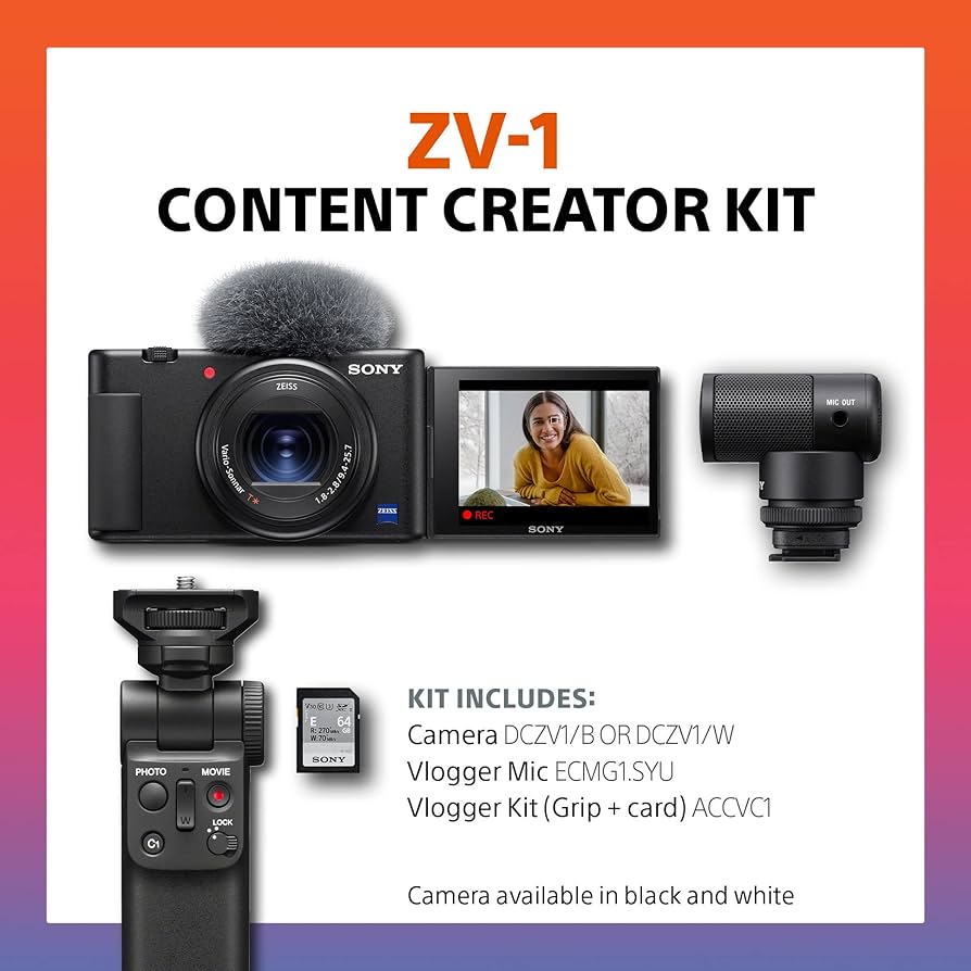 Amazon.com : Sony ZV-1 Flip Screen Vlogging Camera for YouTube