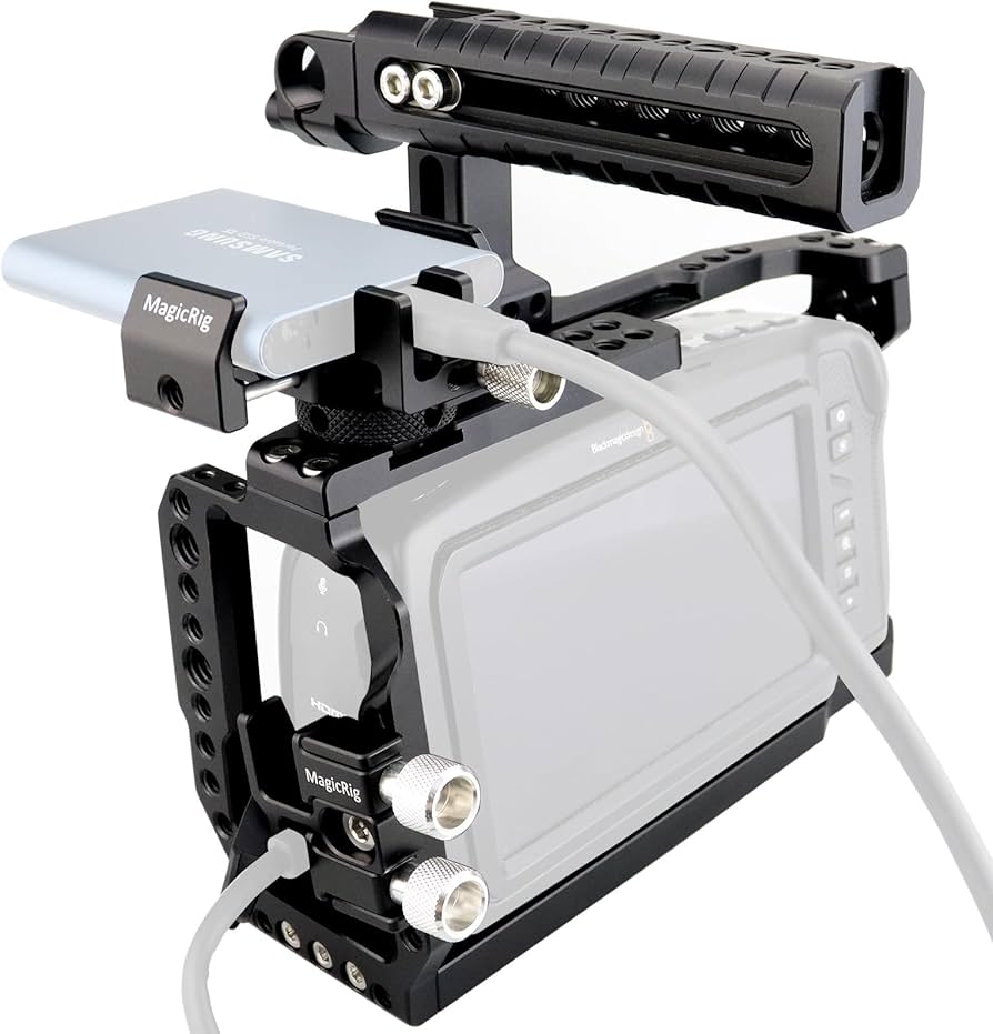 Amazon.com : MagicRig BMPCC 4K & 6K Full Cage with NATO Top Handle