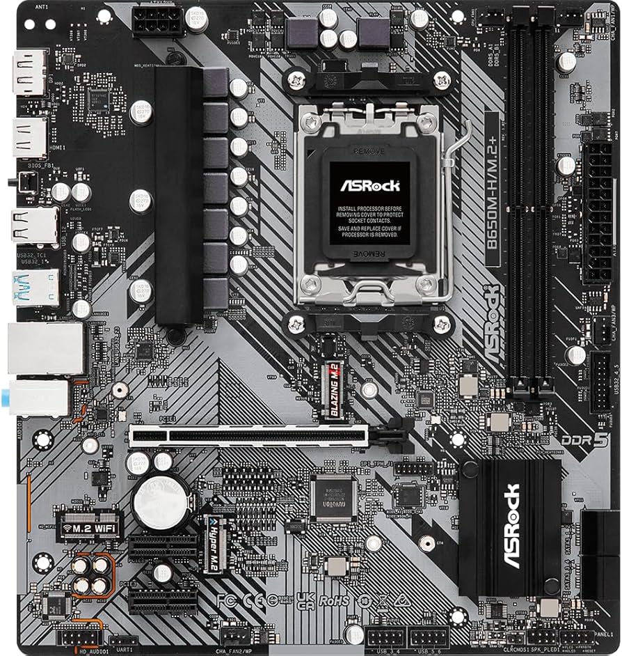 Amazon.com: ASRock B650M-HM.2+ AMD AM5 Micro-ATX Motherboard