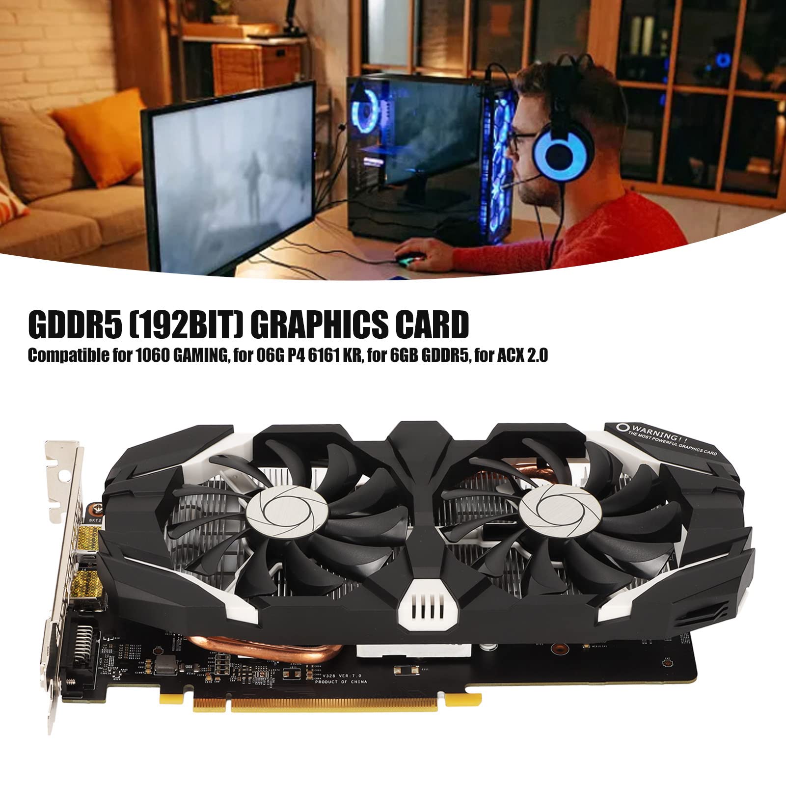Amazon | GTX 1060 6GB GDDR5 192ビット ゲーミンググラフィック