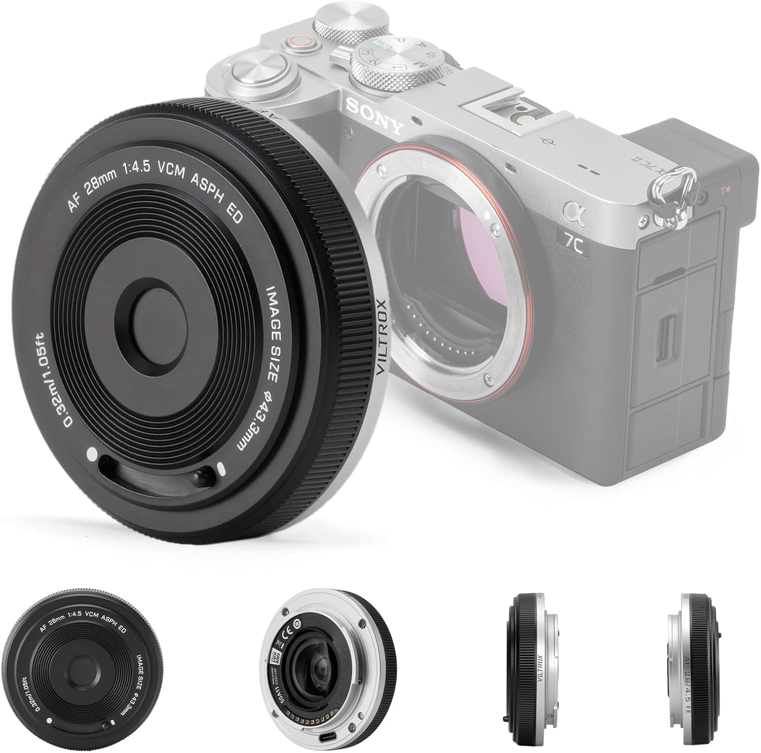 Amazon.co.jp: VILTROX AF 28mm F4.5 FE Chip Eマウントカメラレンズ