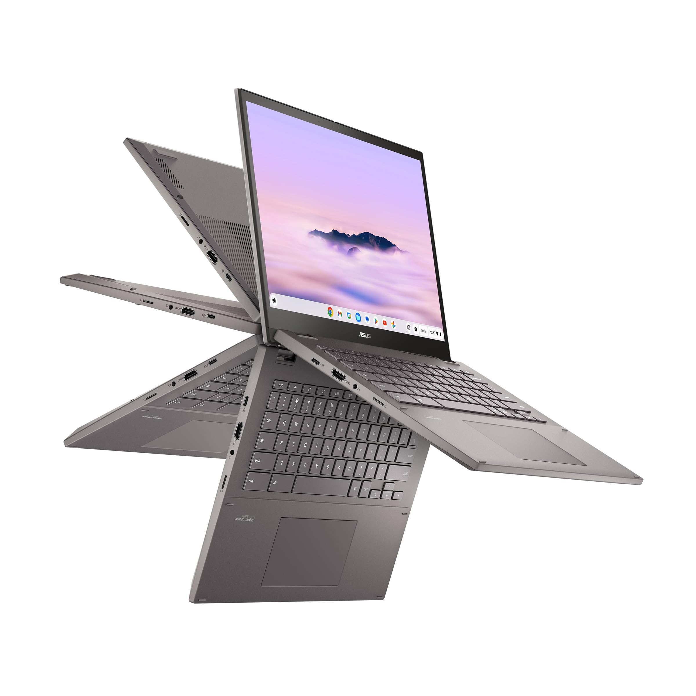 Asus Chromebook Plus CM34 Flip Laptop, 14