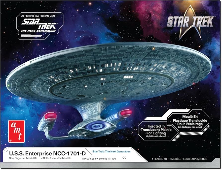 Amazon | AMT 新スター・トレック U.S.S.エンタープライズ NCC-1701-D