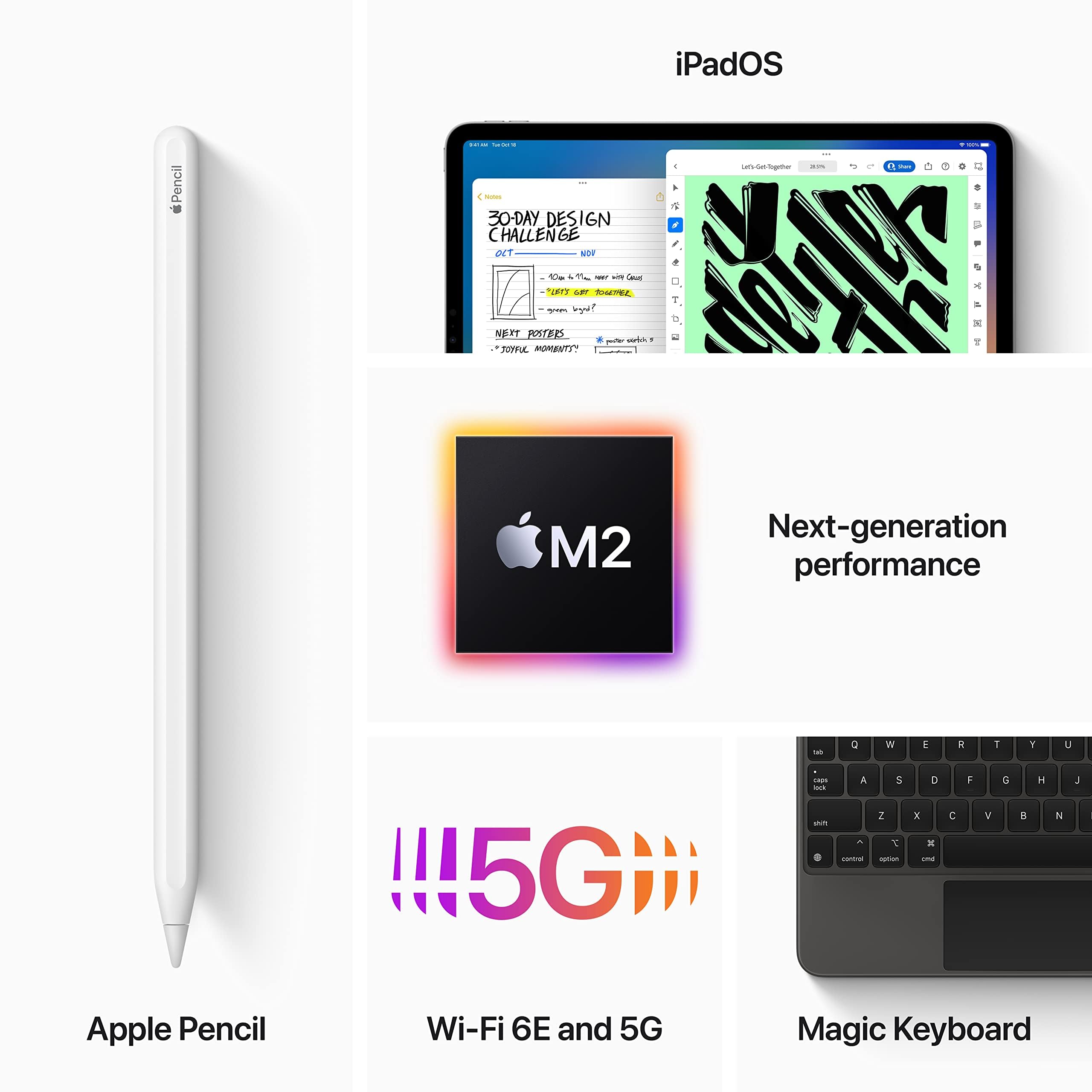 Amazon.com : 2022 Apple iPad Pro (11-inch, Wi-Fi + Cellular, 512GB