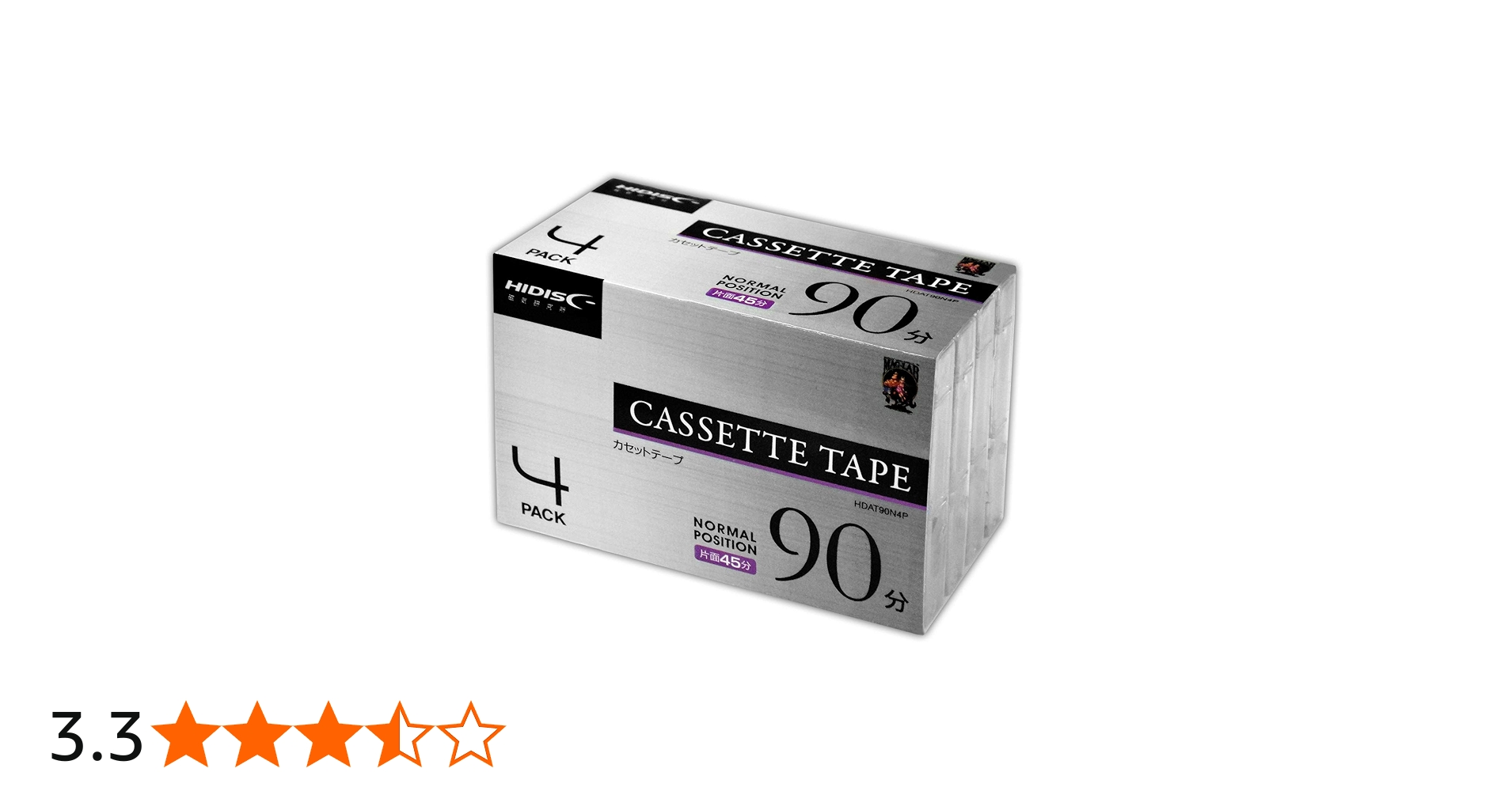 Amazon.co.jp: カセットテープ ノーマルポジション 90分 4巻