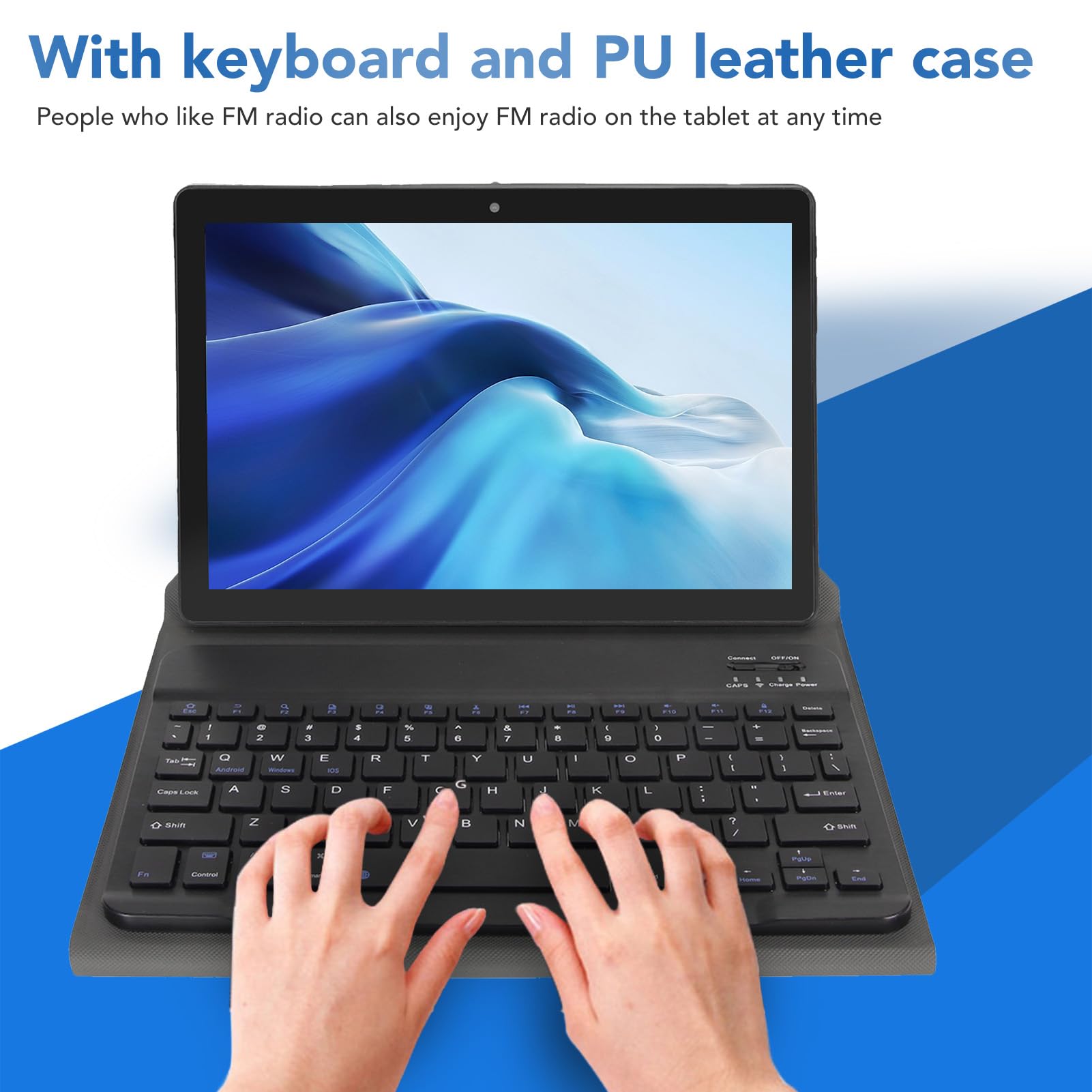Amazon.co.jp: キーボード付きタブレット、10.1インチタブレット4GB