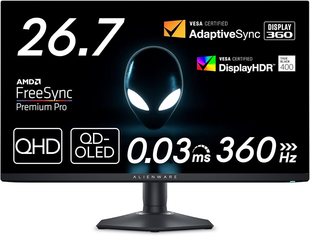 Amazon.co.jp: Dell AW2725DF 27インチ 有機EL Alienware ゲーミング