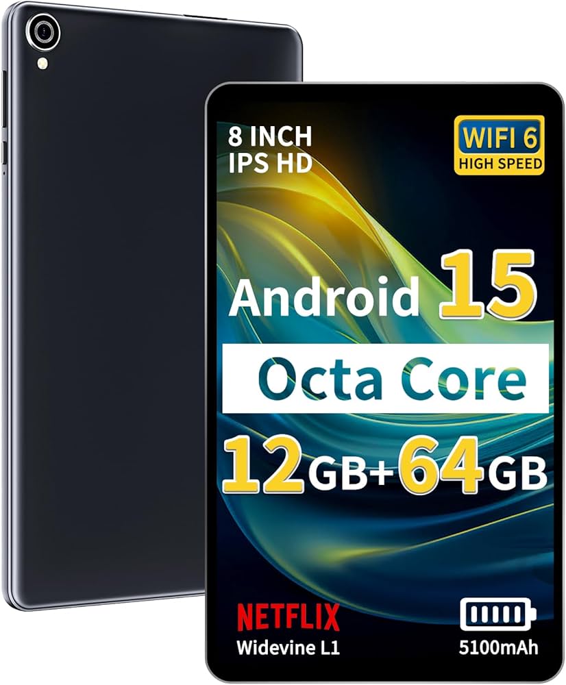 Amazon.com : Topsand 2025 Android 15 Tablet 8 inch Tablet, Octa