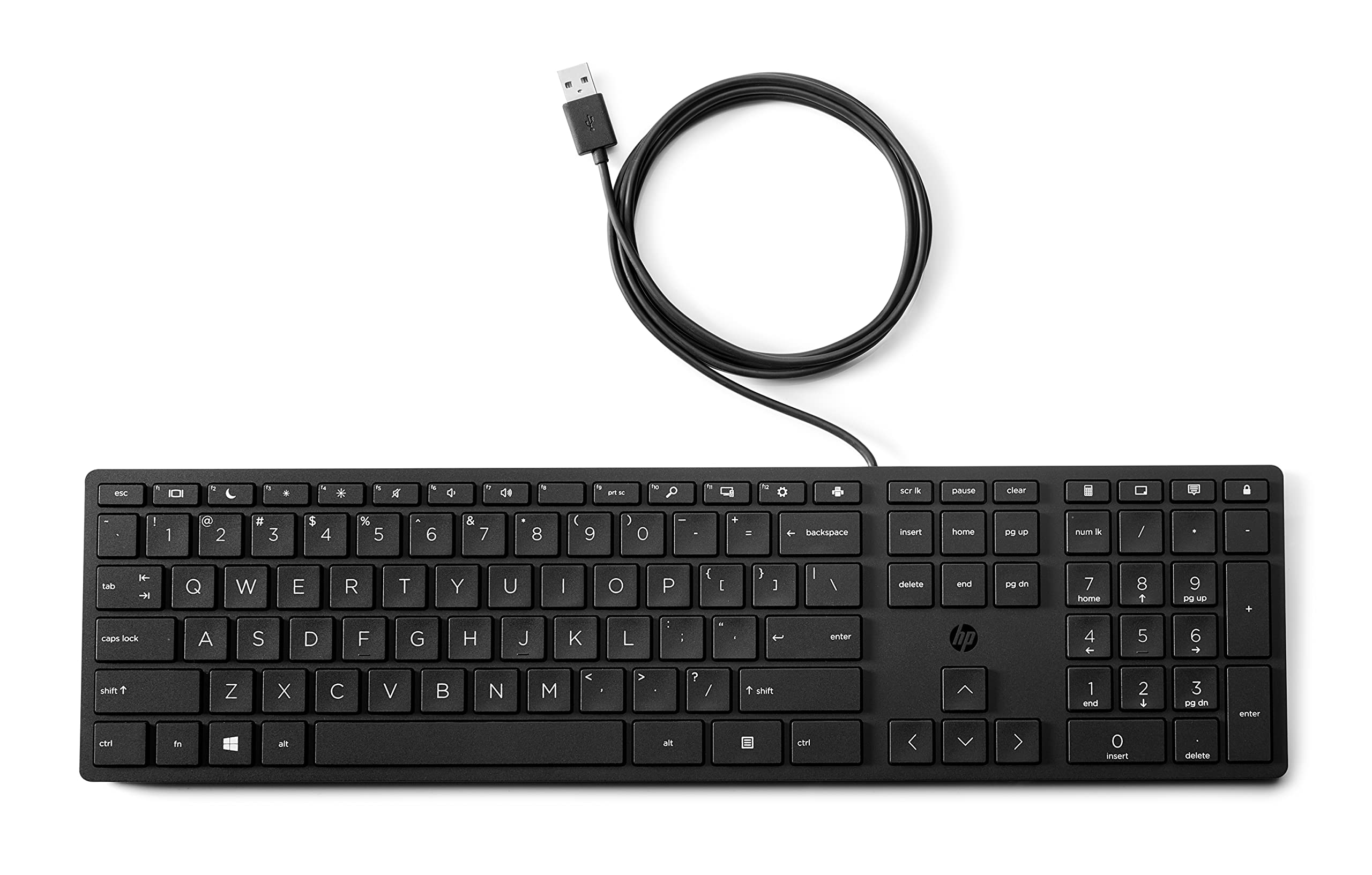 Amazon | HP 有線 USB 薄型 320K 日本語配列 JPキーボード | HP
