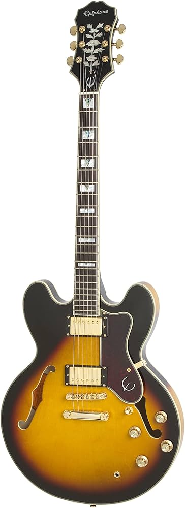 Amazon.com: Epiphone Sheraton II PRO Gold Hardware, Vintage