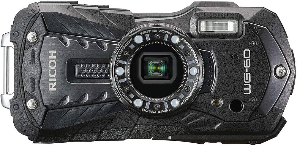 Amazon | RICOH WG-60 ブラック 本格防水デジタルカメラ 14メートル