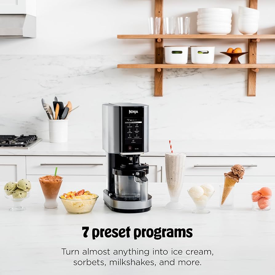 Amazon.com: Ninja NC301 CREAMi Ice Cream Maker, for Gelato, Mix