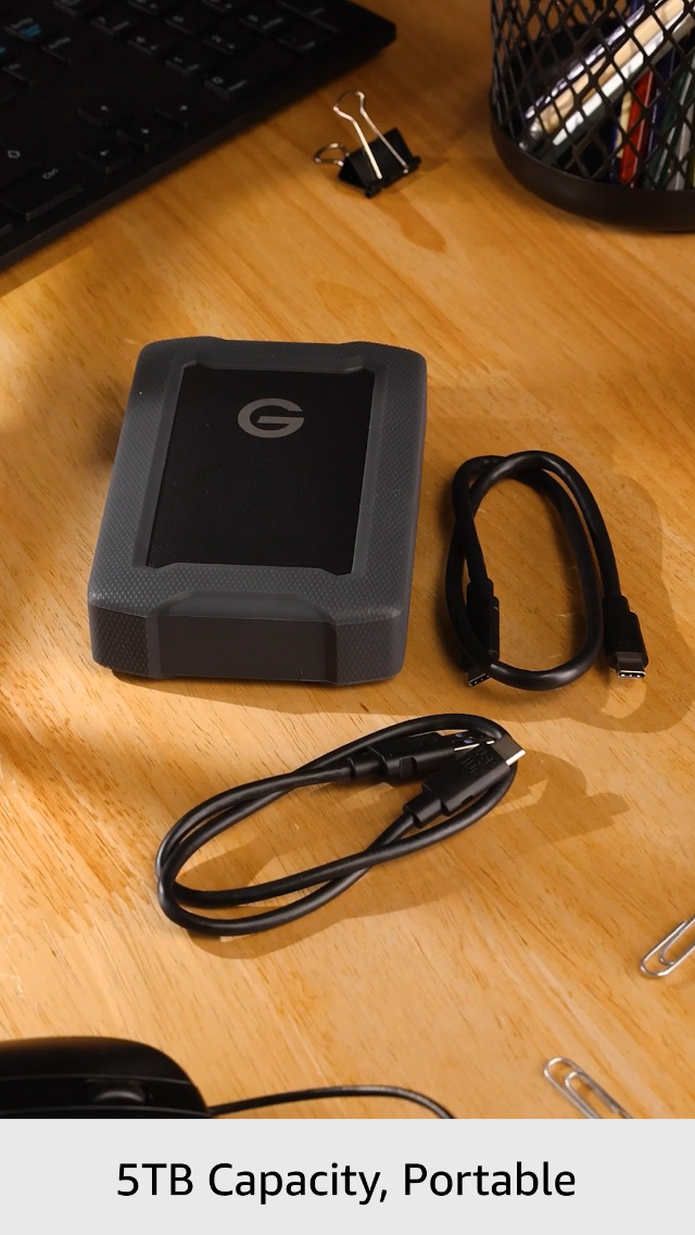 Amazon.com: SanDisk Professional 5TB G-Drive ArmorATD - Rugged