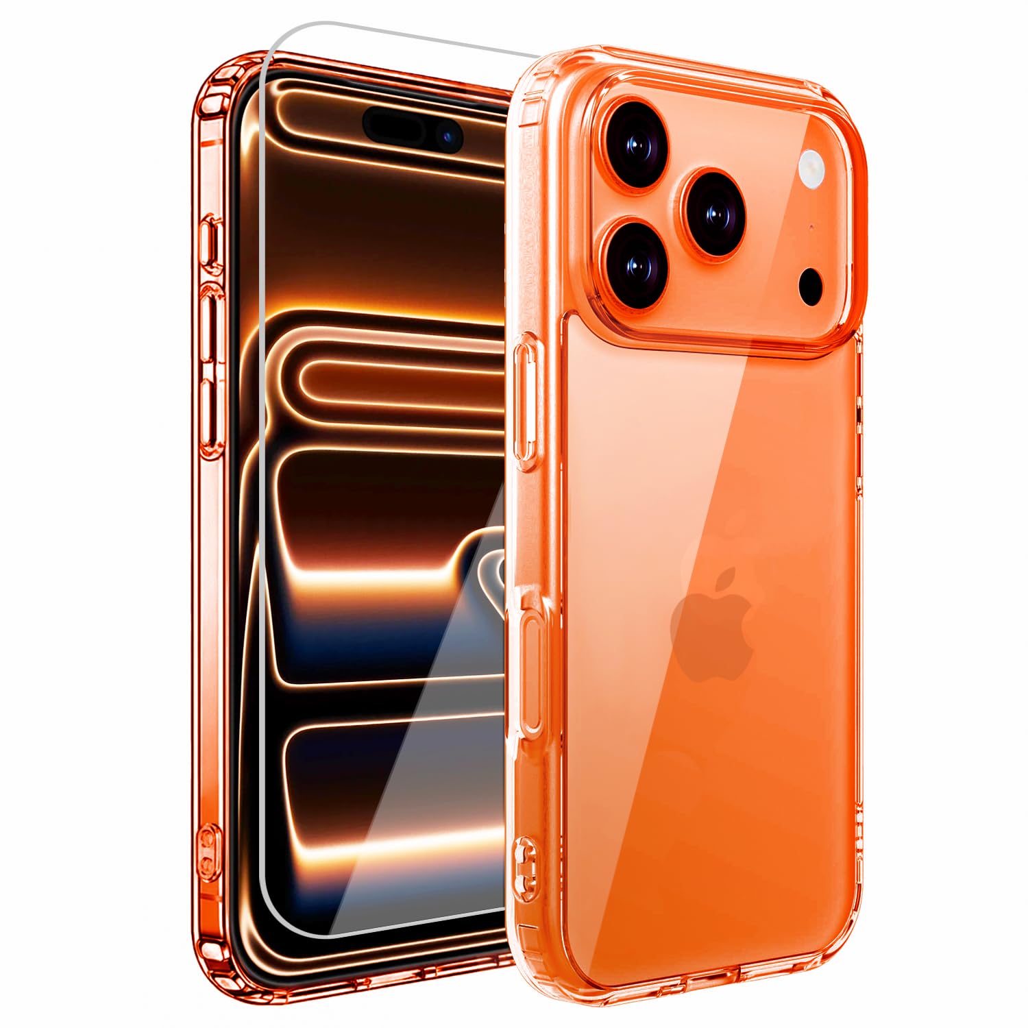 Amazon.co.jp: iPhone 17 Pro 用 ケース クリア 耐衝撃 ガラスフィルム