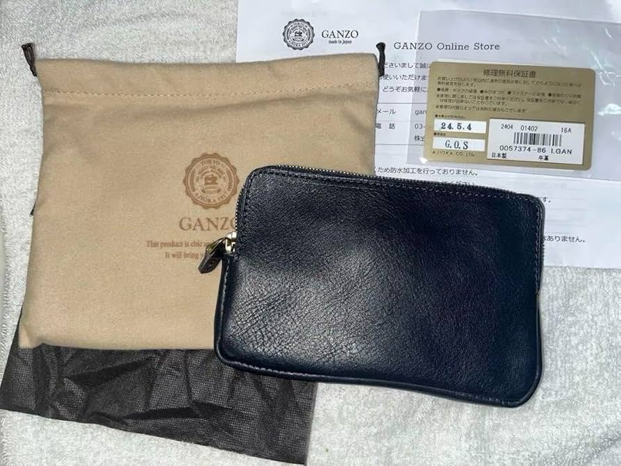 Amazon.co.jp: GANZO ガンゾ サケット2 ウォレットポーチ ネイビー