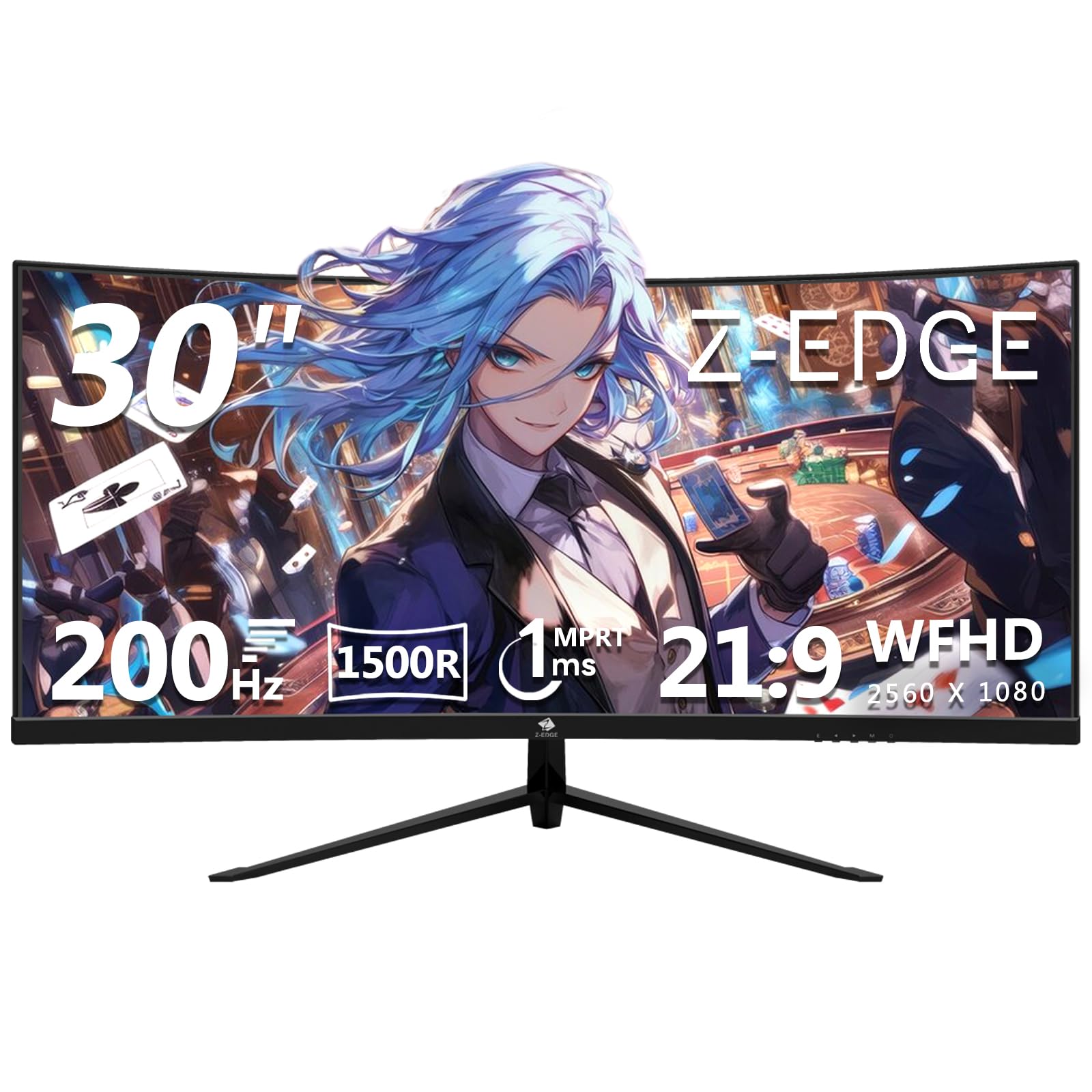 Z-EDGE 30インチ 200Hz WFHD ゲーミングモニター UG30 Amazon.co.jp