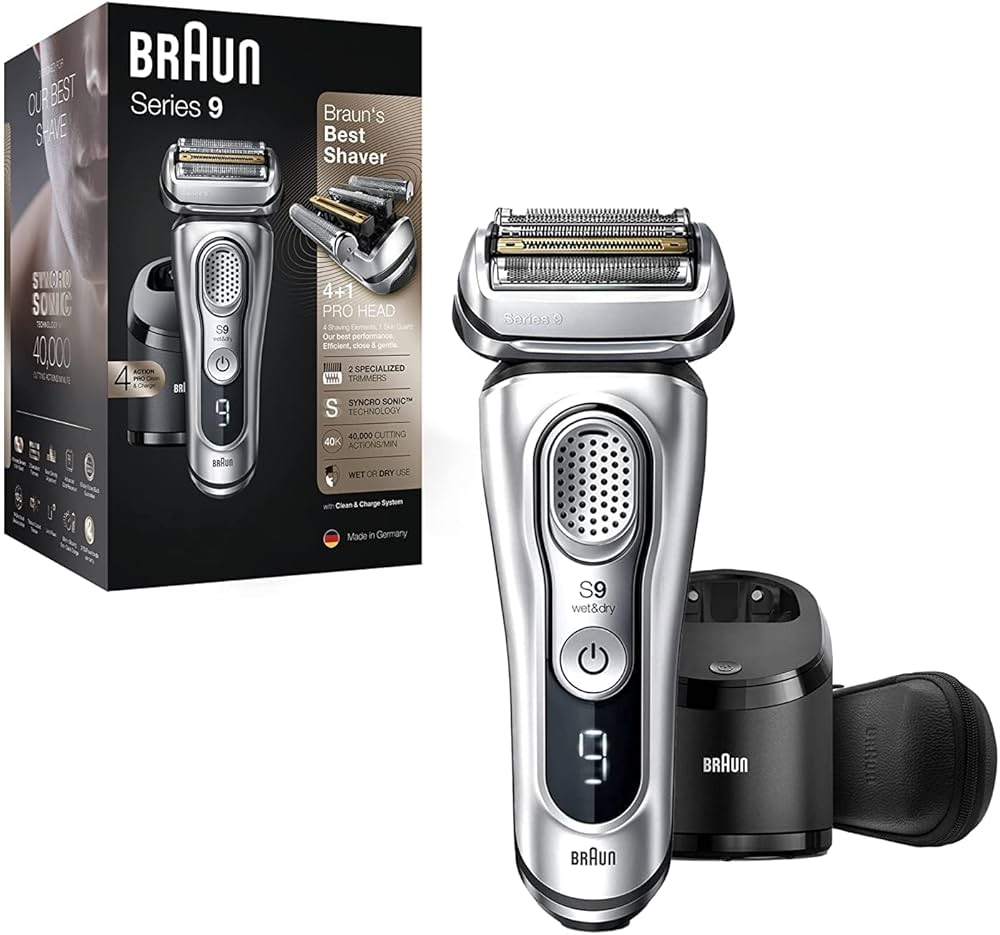 Braun Electric Razor for Men, Waterproof Foil Shaver, Series 9