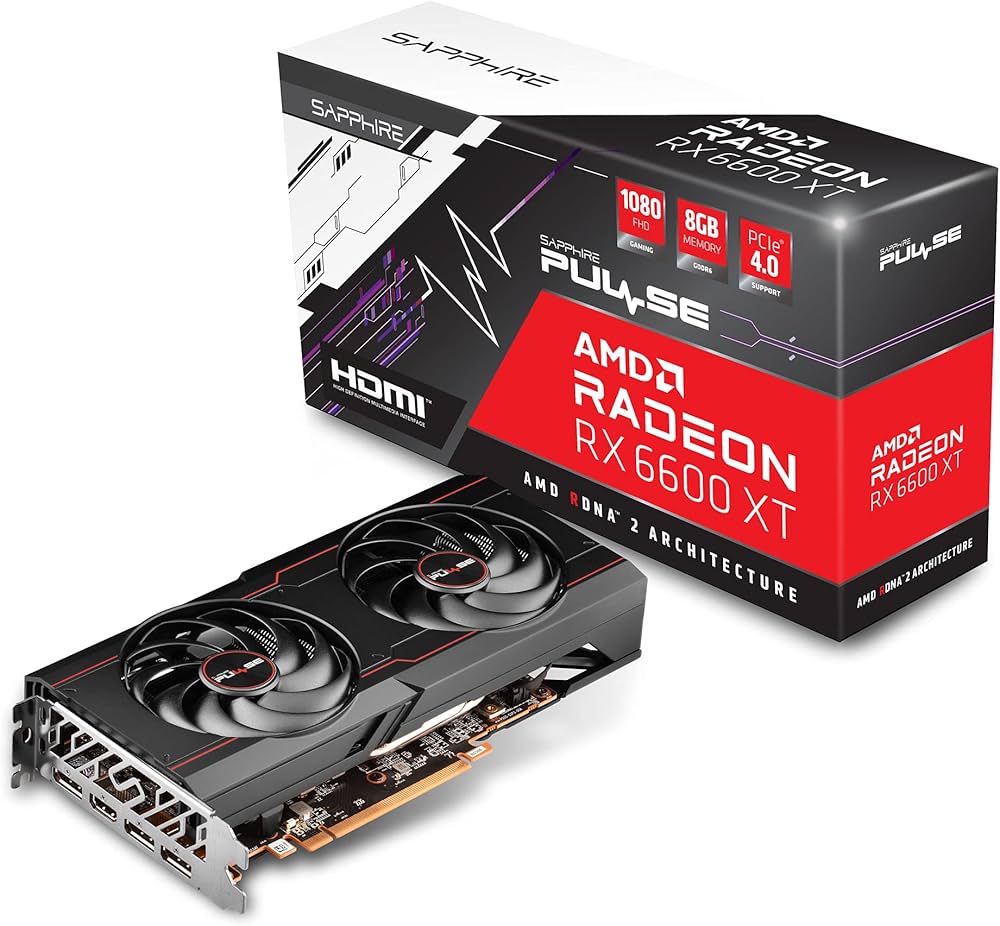 Amazon | Sapphire PULSE Radeon RX 6600 XT GAMING OC 8G