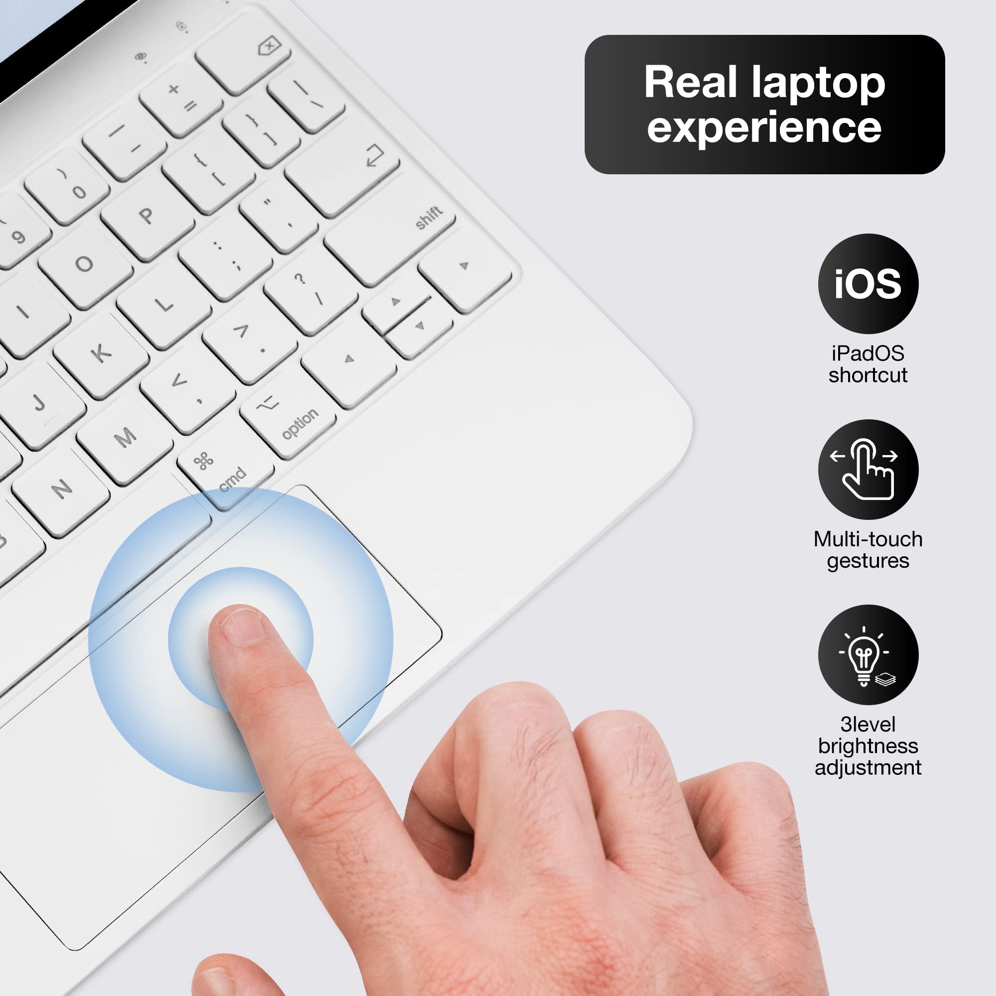Amazon.com: InUnion Magic Keyboard for iPad Air 13 (M3 2025 / M2