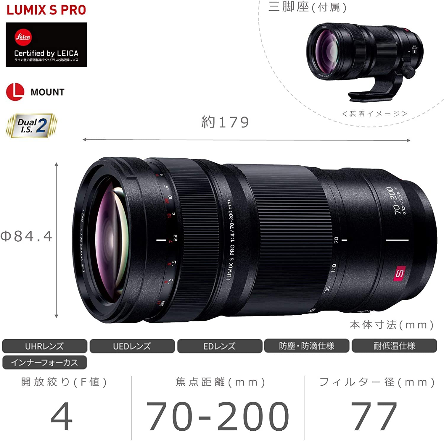 Amazon.co.jp: パナソニック(Panasonic) 望遠ズームレンズ フルサイズ