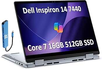 Amazon.com: Dell Inspiron 14 7440 2-in-1 Business Laptop (14