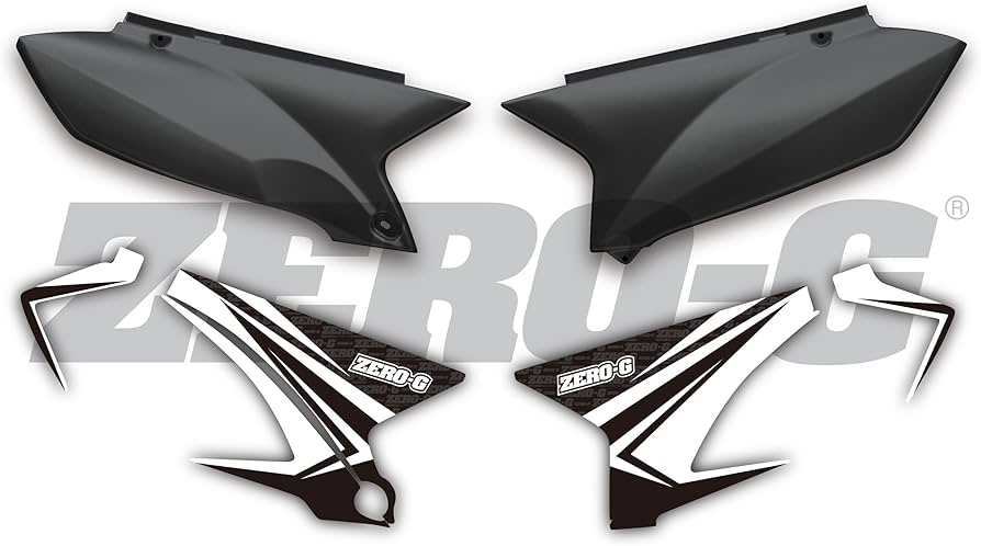 Amazon | ZERO-G WR250R/X用サイドカウル(BLACK)&デカール(WHITE) 同梱