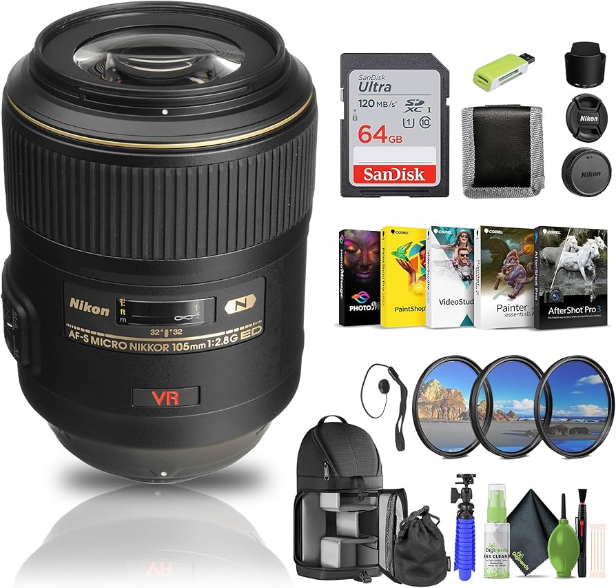 Amazon.com: Nikon AF-S VR Micro-NIKKOR 105mm f/2.8G IF-ED Lens